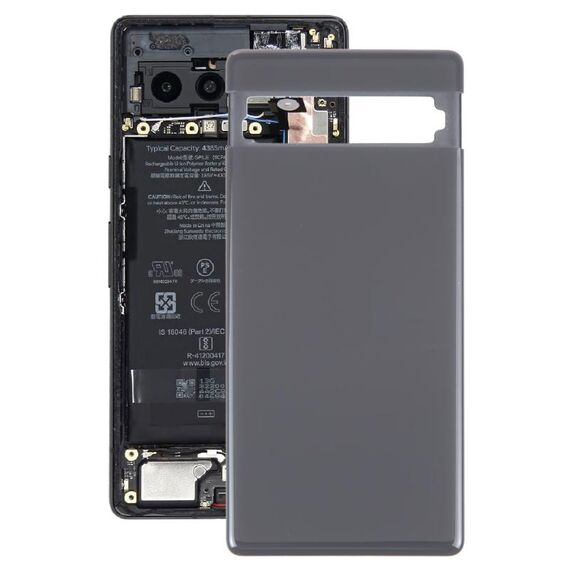 Per Google Pixel 7a Cover posteriore batteria originale (nero)
