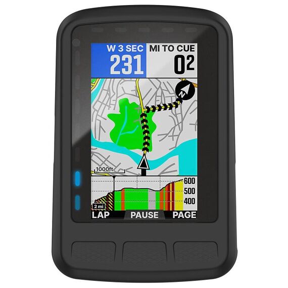 Custodia protettiva in silicone per cronometro Wahoo Elemnt Roam WFCC4 (nero)