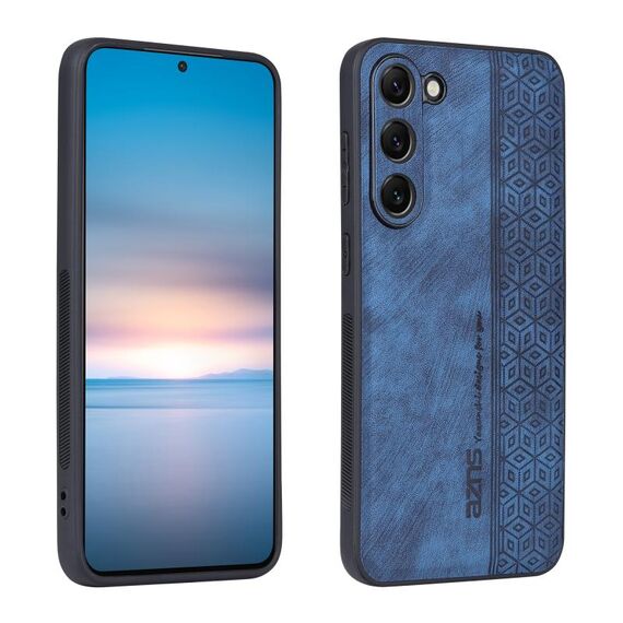Custodia per telefono Samsung Galaxy S23 5G AZNS 3D in rilievo (blu zaffiro)