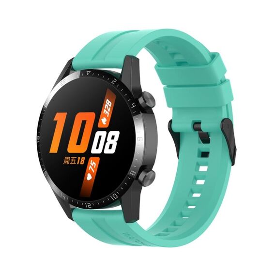 Per Huawei Watch Buds 22mm Cinturino in silicone con fibbia nera (Aurora Blue)