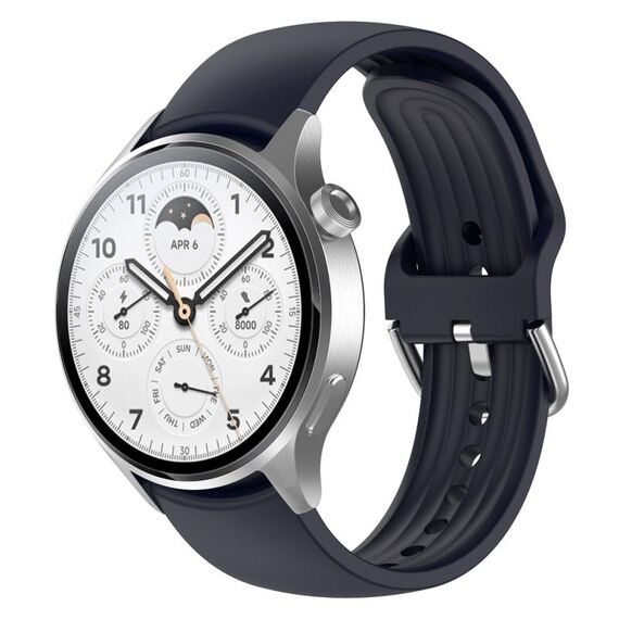 Per Xiaomi Watch S2 Cinturino in silicone tinta unita da 22 mm (blu inchiostro)