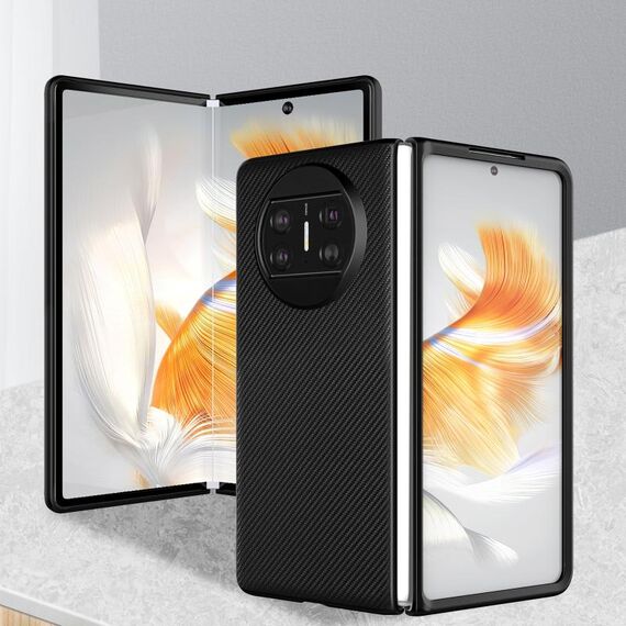 Per Huawei Mate X3 ViLi TC Series Custodia per telefono in fibra di carbonio Kevlar Texture (nero)