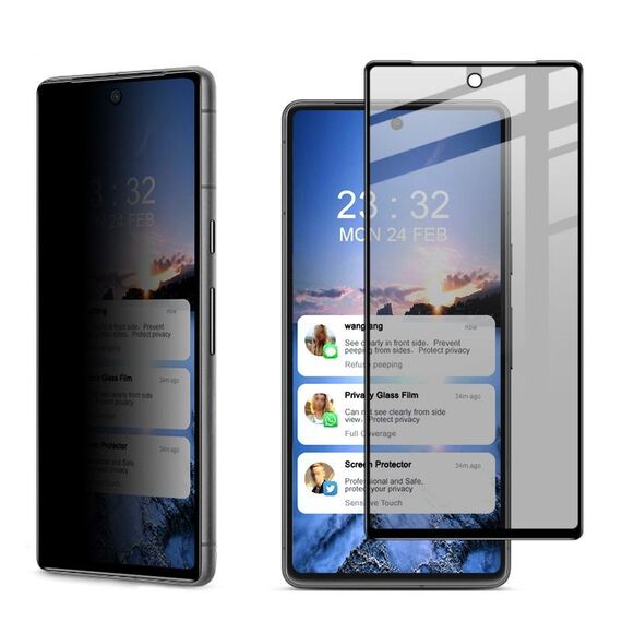 Per Google Pixel 7 5G imak HD Pellicola protettiva in vetro temperato anti-spia a schermo intero