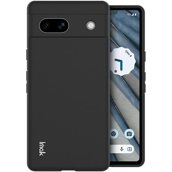 Per Google Pixel 7a Custodia per telefono in TPU satinato antiurto serie IMAK UC-3 (nero)