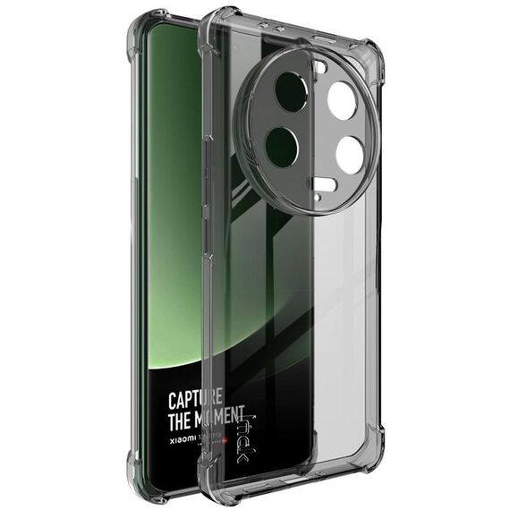 Per Xiaomi 13 Ultra 5G imak Custodia antiurto per telefono Airbag TPU (nero trasparente)