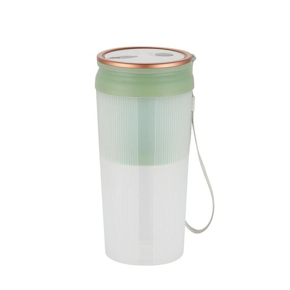 LGZ-1 500ml 50W 4 lame Spremiagrumi portatile elettrico Estrattore di succo ricaricabile (verde)