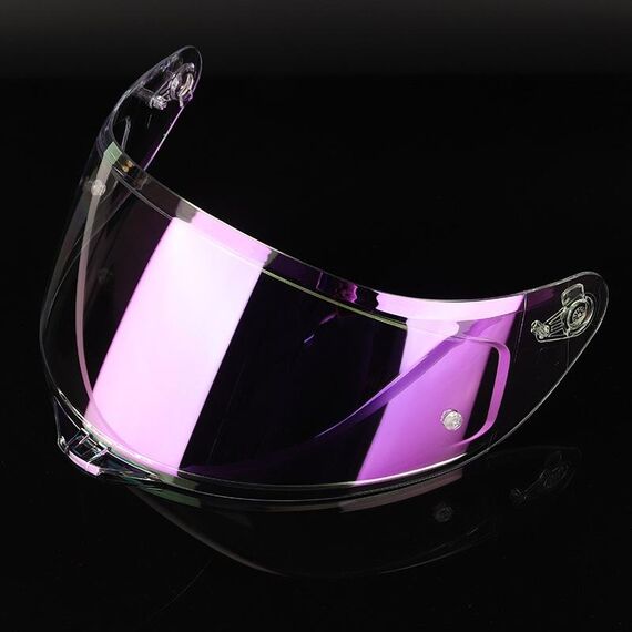 Lente Casco Moto con Spikes Antiappannamento per SOMAN K1/K3SV/K5, Colore: Trasparente REVO Purple