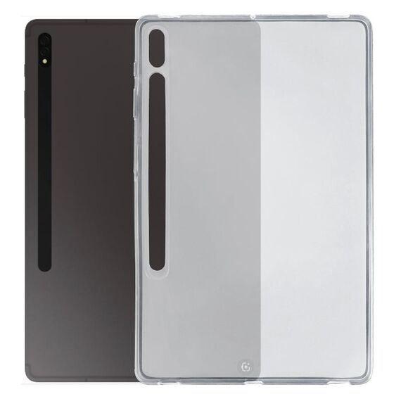 Custodia per tablet in TPU per Samsung Galaxy Tab S8 Plus / S7+ / S7 FE (trasparente satinato)