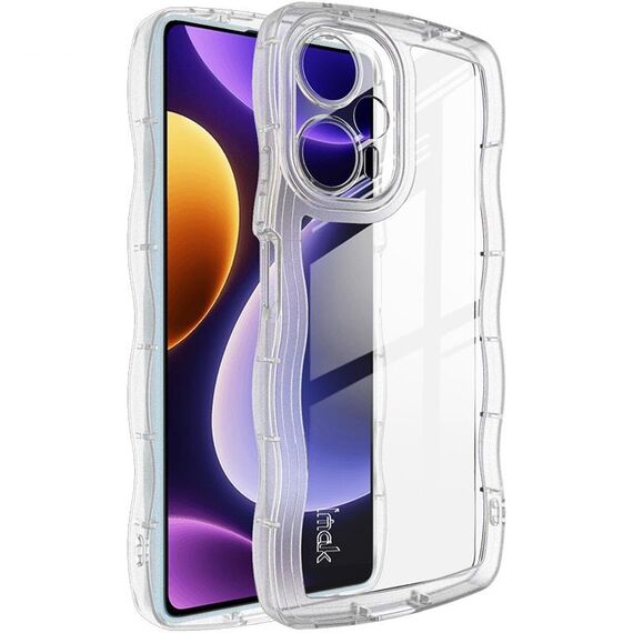 Custodia per telefono in TPU antiurto per Xiaomi Redmi Note 12 Turbo 5G/Poco F5 5G IMAK UX-8 (trasparente)