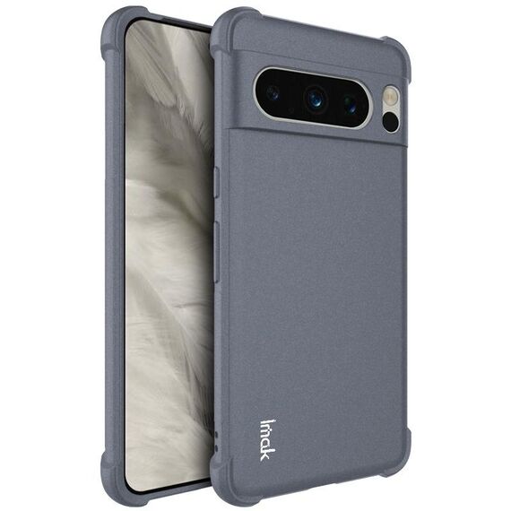 Per Google Pixel 8 Pro imak Custodia in TPU antiurto per airbag all-inclusive (grigio opaco)