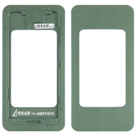 Schermo LCD per iPhone 14 Pro con stampo fisso per la calibrazione della cornice