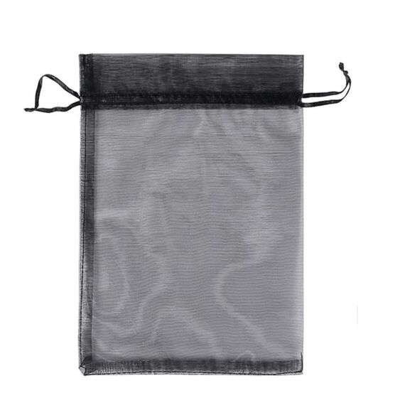 100pcs sacchetto di protezione della frutta sacchetto di rete anti-insetto e anti-uccello 20 x 30 cm (nero)