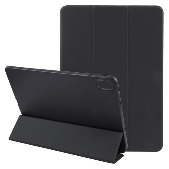 Per Huawei MatePad Air 11.5 GEBEI Custodia pieghevole in pelle antiurto per tablet con supporto a 3 pieghe (nero)