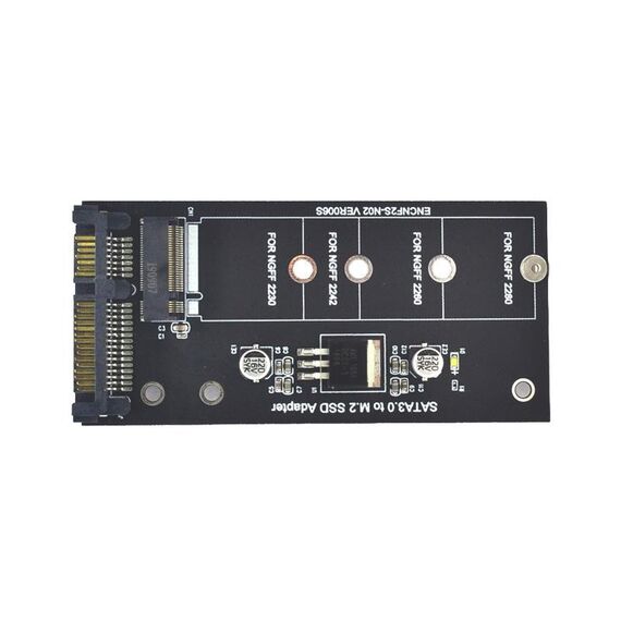 ENCNF2S-N01 Scheda di trasferimento da NGFF a SATA3 M.2 KEY B-M Adattatore di conversione interfaccia da SSD a 6 Gbps senza deflettore