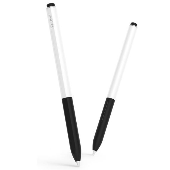 Per Xiaomi Stylus Pen 2 Custodia protettiva in silicone traslucido Jelly Style (nero)