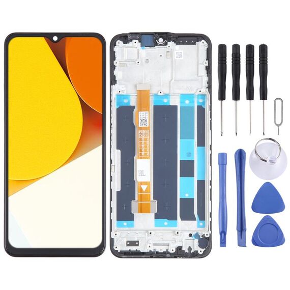Schermo LCD OEM per vivo Y35 4G Digitizer Assemblaggio completo con cornice