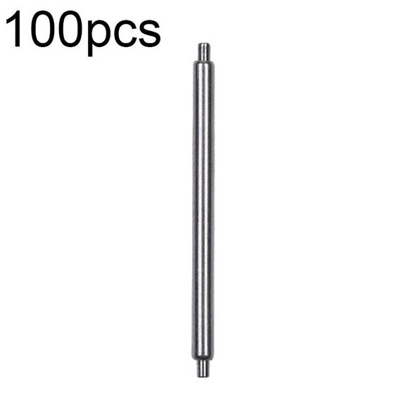 100 pezzi/set cinturino in acciaio inossidabile 304 cinturino per biella, tutte le alette dell'interruttore in acciaio, stile: senza trascinamento (1,5 x 22 mm)
