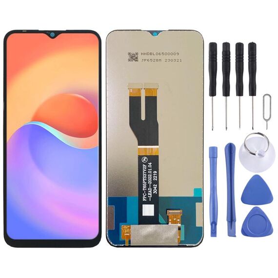 Schermo LCD IPS per ZTE Blade A52 Lite Digitizer Assemblaggio completo (nero)