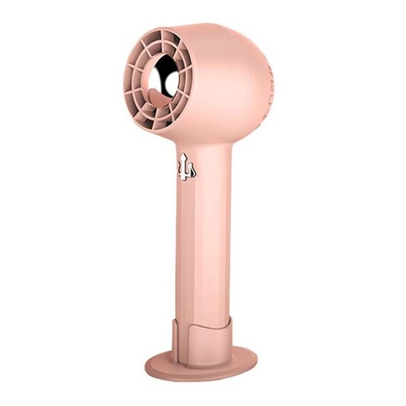 Mini ventilatore palmare USB Mute Desktop Portable Outdoor Turbo Fan (Girl Pink)