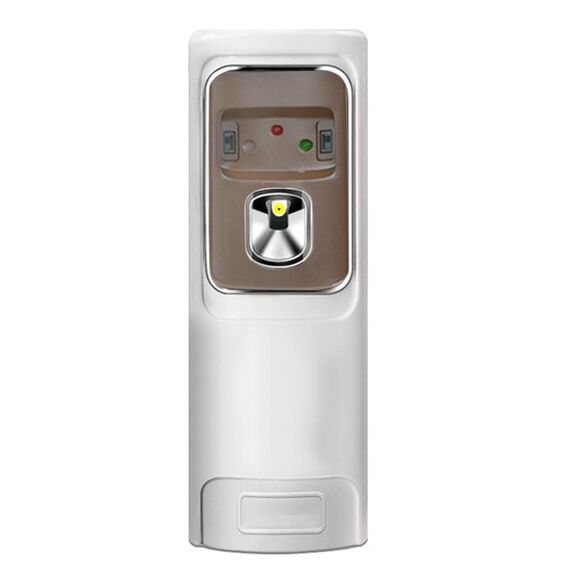 Macchina automatica per la spruzzatura del sensore di luce Macchina profumata temporizzata per toilette (bianca)
