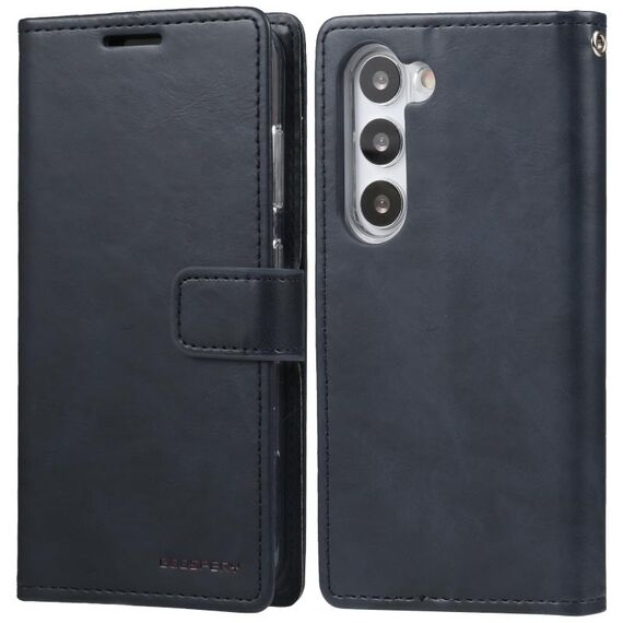 Per Samsung Galaxy S23 5G GOOSPERY BLUE MOON Custodia per telefono in pelle Crazy Horse Texture (blu navy)