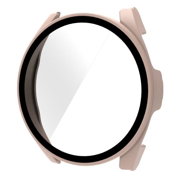 Per Xiaomi Watch S2 42mm PC + 9H Custodia protettiva integrata in vetro temperato (rosa)