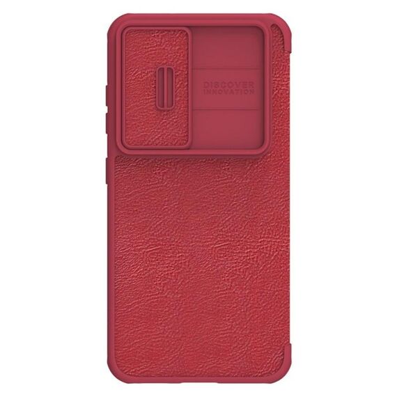Per Samsung Galaxy S23 + 5G NILLKIN QIN Series Pro Cover per fotocamera scorrevole Design Custodia in pelle per telefono (rosso)