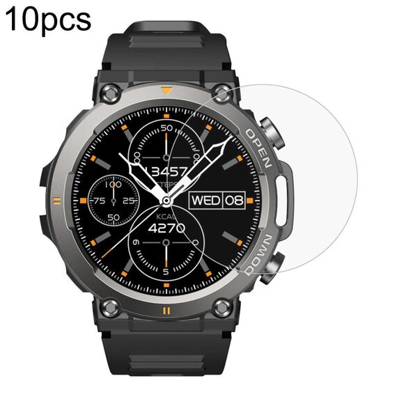 Per Zeblaze Vibe 7 10pcs 0.26mm 2.5D 9H Pellicola proteggi schermo in vetro temperato per orologio