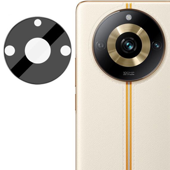 Per Realme 11 Pro 5G / 11 Pro + 5G IMAK Obiettivo fotocamera posteriore Pellicola in vetro Versione nera