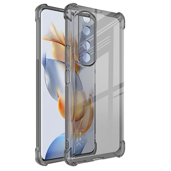 Per Honor 90 Pro custodia per telefono Airbag TPU antiurto imak (nero trasparente)