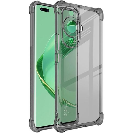 Per Huawei nova 11 Pro / nova 11 Ultra imak Custodia per telefono Airbag TPU antiurto (nero trasparente)