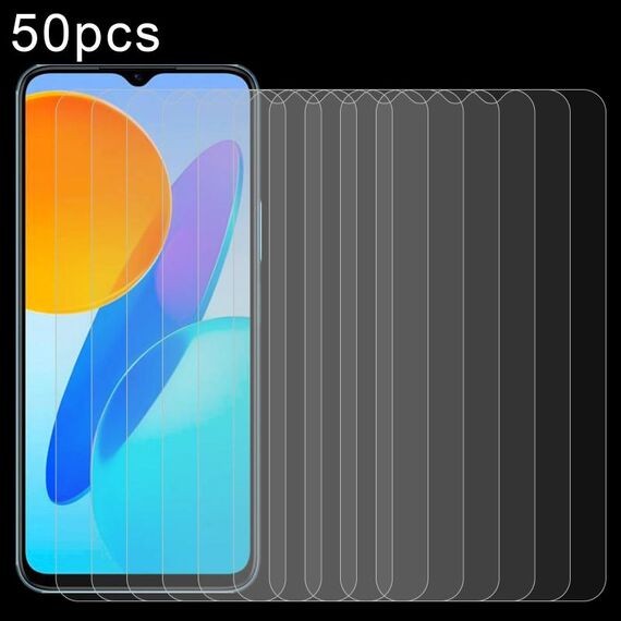 Per Honor X6s 50pz 0.26mm 9H 2.5D Pellicola in vetro temperato