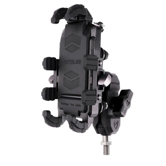 MOTOSLG Crab Staffa per morsetto per telefono moto M10 Ballhead Mount (nero)