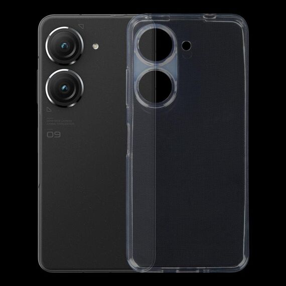 Per Asus Zenfone 10/9 Custodia per telefono trasparente ultrasottile in TPU