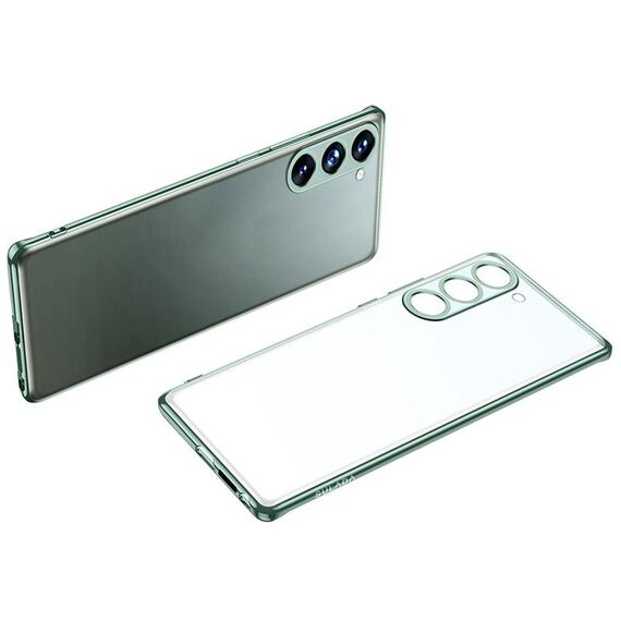 Per Samsung Galaxy S23+ 5G SULADA Custodia per telefono in TPU satinato galvanico (verde)