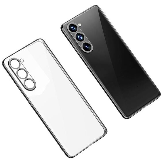 Per Samsung Galaxy S23+ 5G SULADA Custodia antiurto in TPU trasparente (nero)