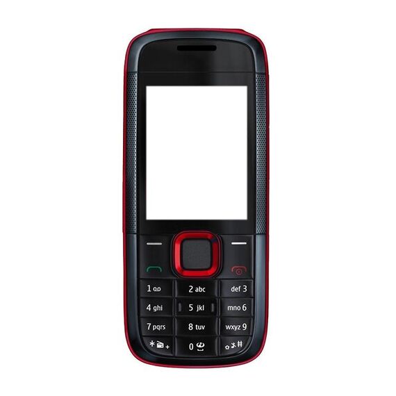 Per Nokia 5130XM Copertura completa dell'alloggiamento (rosso)