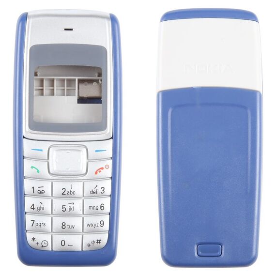 Per Nokia Nokia 1110/1112 Copertura completa dell'alloggiamento (blu)