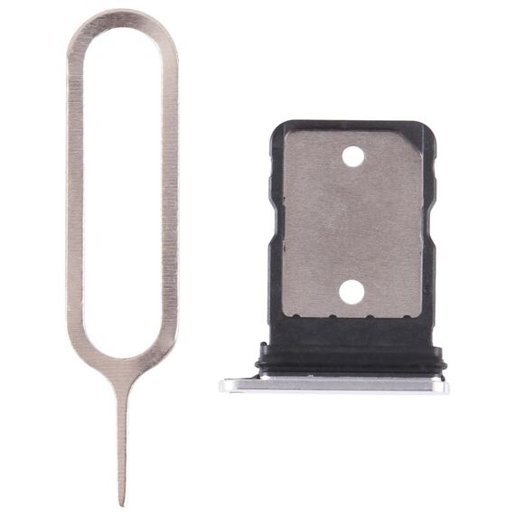Per Google Pixel 7A Vassoio per scheda SIM originale con pin SIM (argento)