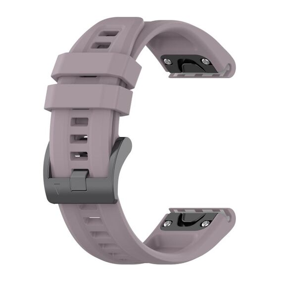 Per Garmin Fenix 7S Pro 42 mm cinturino in silicone tinta unita (Roland viola)