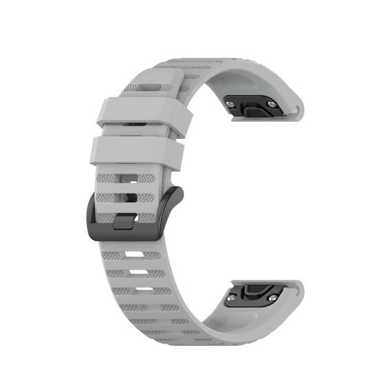 Per cinturino sportivo in silicone Garmin Fenix 7 Pro 47mm (grigio)