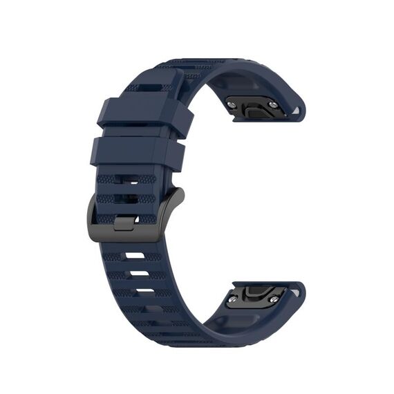 Per cinturino sportivo in silicone Garmin Fenix 7 Pro 51mm (blu)
