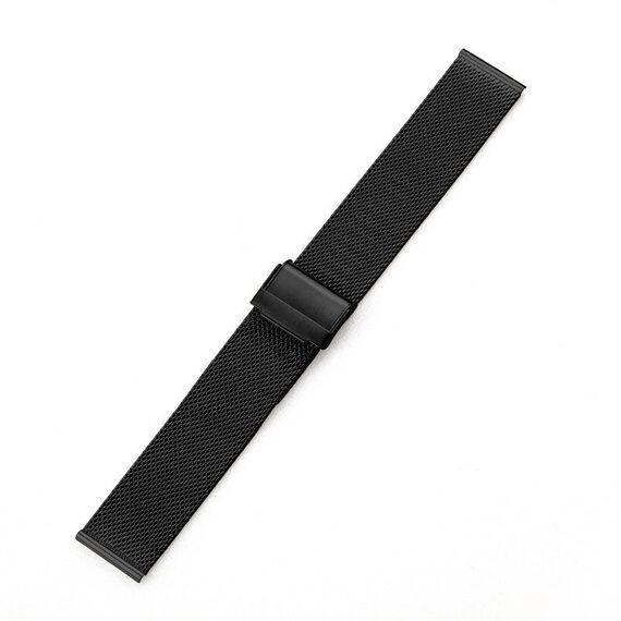 Per Huawei Watch 4/4 Pro Milan Cinturino in acciaio con doppia fibbia in maglia (nero)