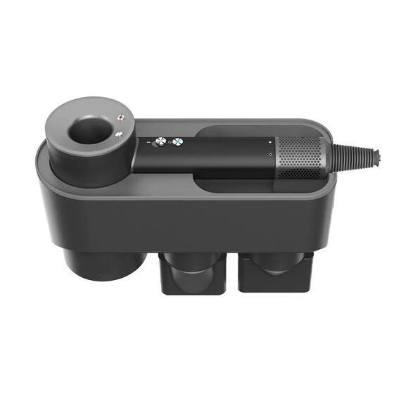 Per Dyson Asciugacapelli Staffa Rack di stoccaggio Supporti per organizer a parete Ordinary Black Nickel