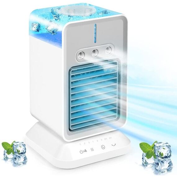 USB Mini Desktop Spray Umidificazione Ventola di raffreddamento Condizionatore d'aria domestico Ventola di raffreddamento (2000 mAh)