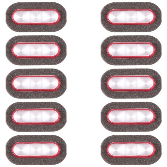Per vivo X90 Pro 10 pezzi coperture torcia (rosso)