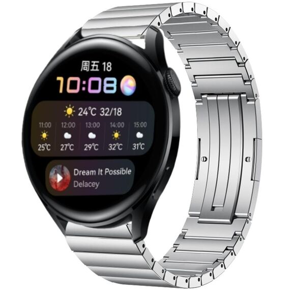 Per Huawei Watch 3 cinturino in lega di titanio One Bead (argento)