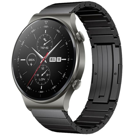 Per Huawei Watch GT 2 Pro One Bead cinturino in lega di titanio (nero)