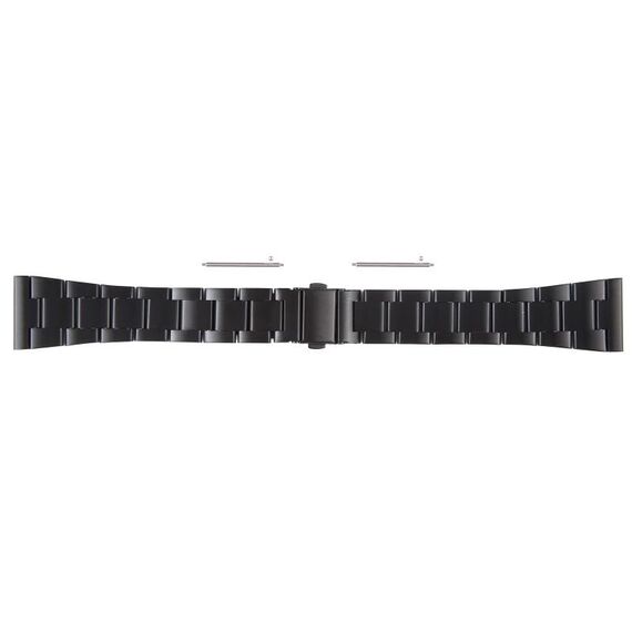 Per Huawei Watch 4 Cinturino per orologio in acciaio inossidabile a tre sfere da 22 mm (nero)