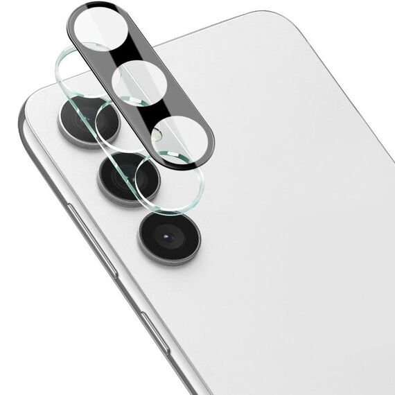 Per Samsung Galaxy S23 FE 5G imak Pellicola per lenti in vetro integrata ad alta definizione Versione nera
